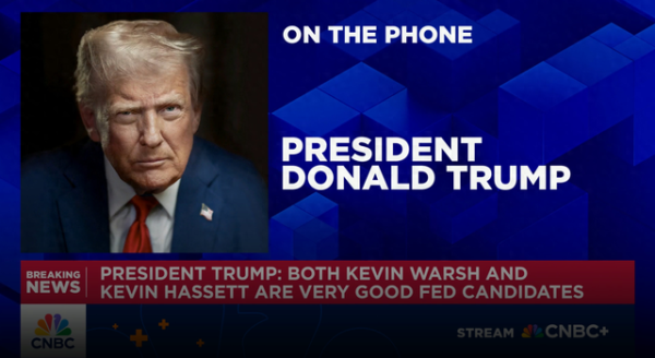 民间资本 特朗普披露下一任美联储主席人选范围：不包括财长贝森特